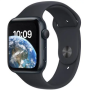 Apple Watch SE MNK03EL/A Smart watches GPS (satellite) Retina LTPO OLED Touchscreen 44mm Waterproof Bluetooth Wi-Fi Midnight