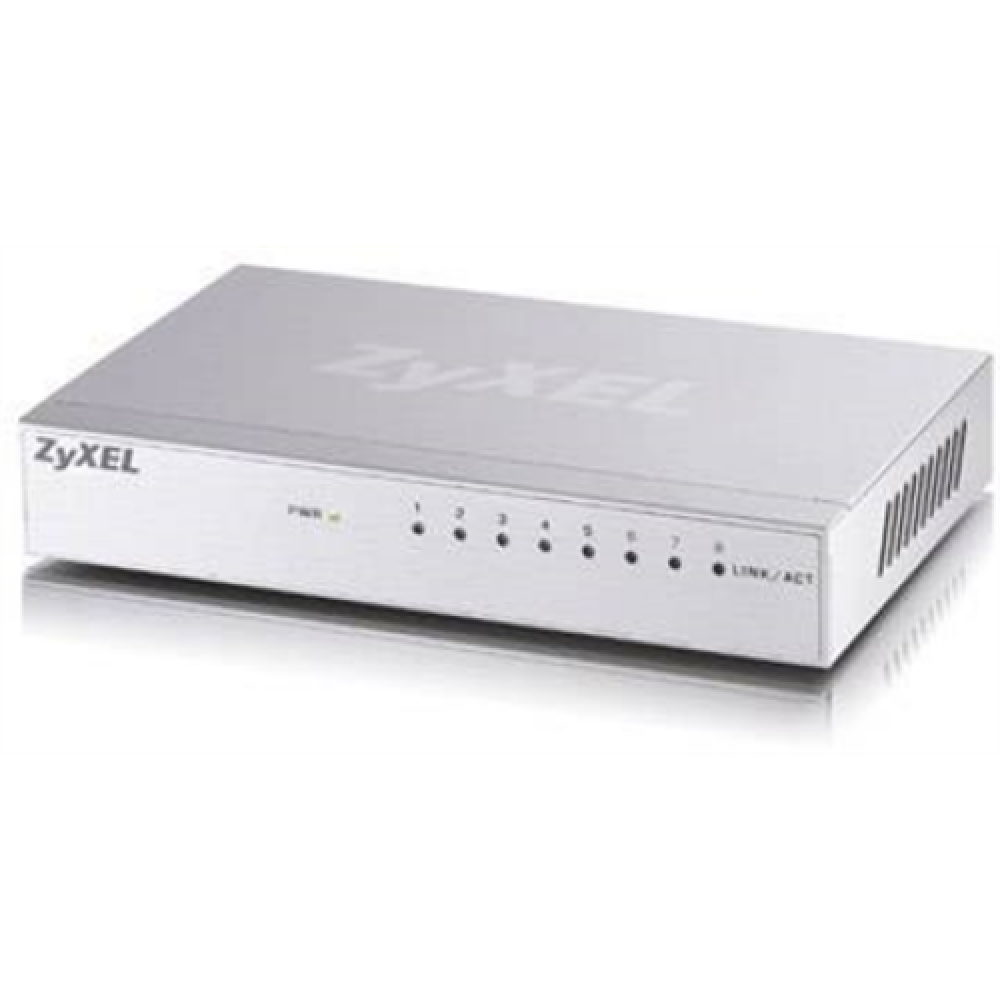 Zyxel V3 8 Ports Network Switch GS-108B V3 Unmanaged, Desktop, Power supply type Mains-powered