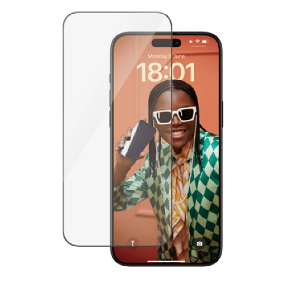 PanzerGlass , Screen protector , Apple , IPhone 15 Pro Max , Glass , Transparent , Ultra-wide fit, Scratch resistant, Drop protection, EasyAligner included