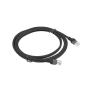 Lanberg Patchcord CAT.6 UTP , PCU6-10CC-0200-BK , 2 m