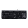 Logitech , Desktop MK120 , Wired keyboard , USB , Mouse included , US , Black