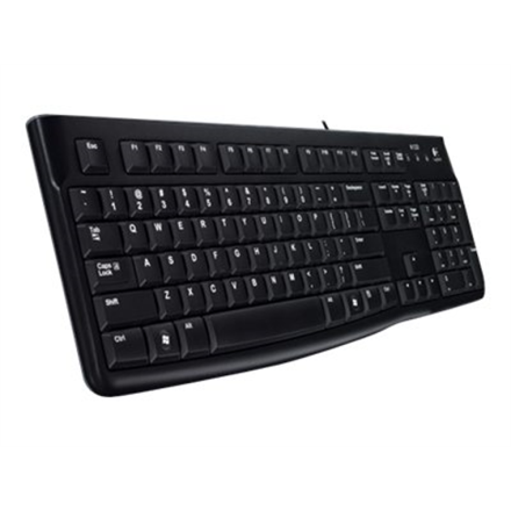Logitech , Desktop MK120 , Wired keyboard , USB , Mouse included , US , Black