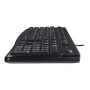 Logitech , Desktop MK120 , Wired keyboard , USB , Mouse included , US , Black
