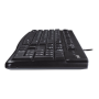 Logitech , Desktop MK120 , Wired keyboard , USB , Mouse included , US , Black
