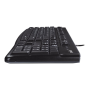 Logitech , Desktop MK120 , Wired keyboard , USB , Mouse included , US , Black