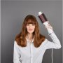Rowenta Hot air brush , CF6135F0 , Ion conditioning , Number of heating levels 3 , Temperature (max) 230 °C , White/Pink
