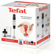 TEFAL , Blender , Quickchef 2-in-1 HB659838 , Hand Blender , 1000 W , Number of speeds 20 , Turbo mode , Chopper , Stainless steel