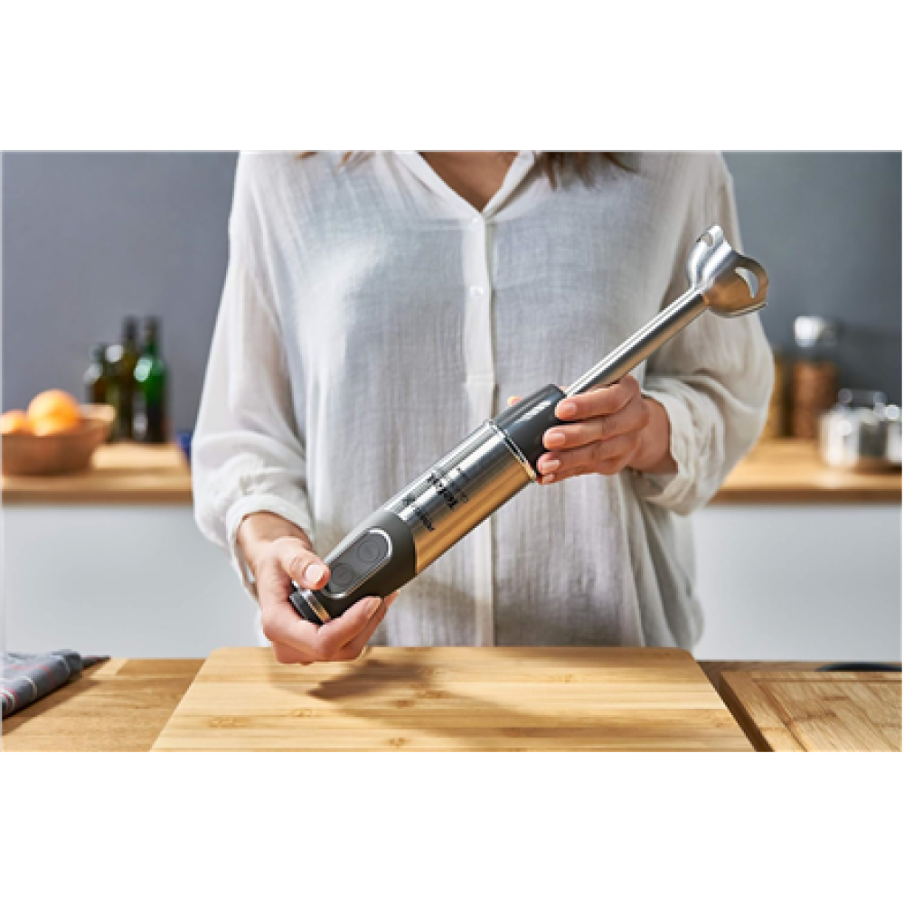 TEFAL , Blender , Quickchef 2-in-1 HB659838 , Hand Blender , 1000 W , Number of speeds 20 , Turbo mode , Chopper , Stainless steel