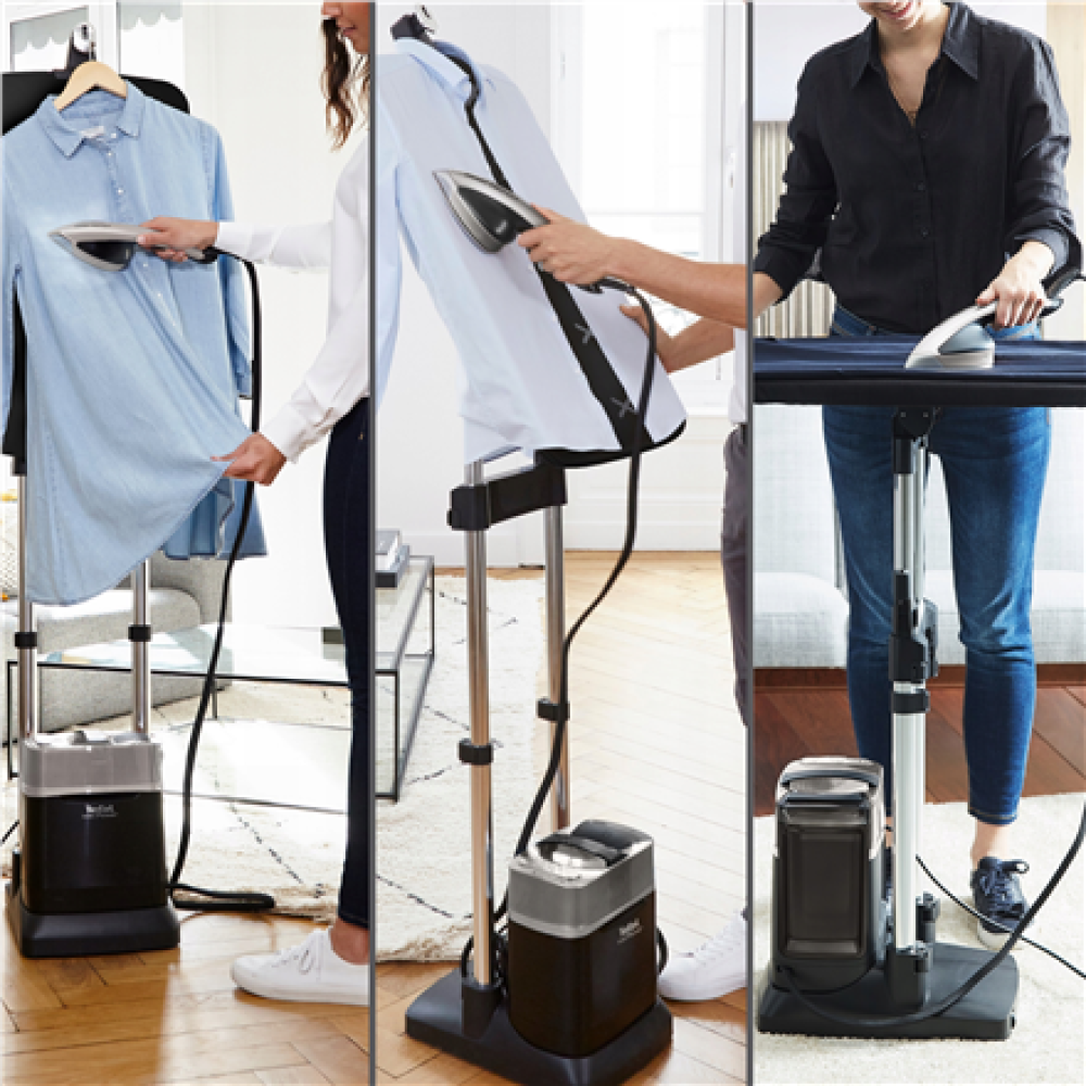 TEFAL All-in-One Garment Steamer , QT2028 , Stand Steamer , 2170 W , 100 g/min , 1.1 L , Premium Silver