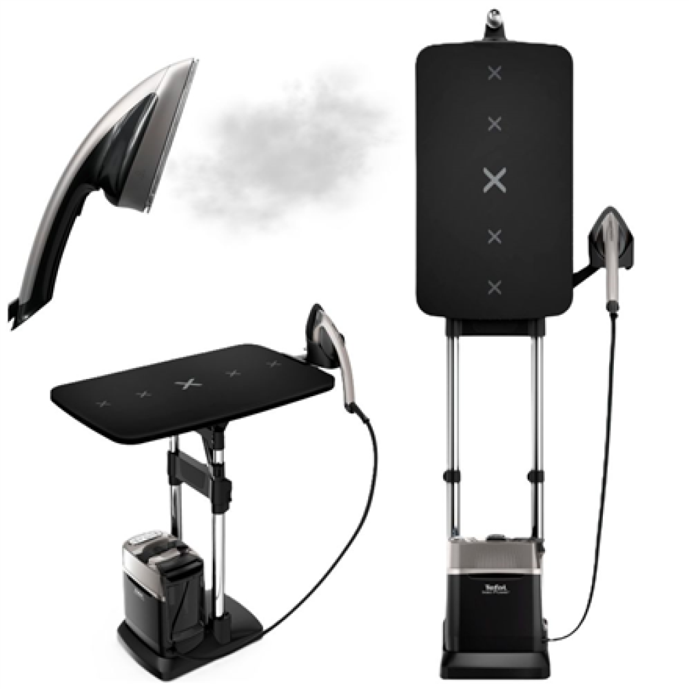 TEFAL All-in-One Garment Steamer , QT2028 , Stand Steamer , 2170 W , 100 g/min , 1.1 L , Premium Silver
