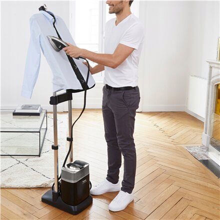 TEFAL All-in-One Garment Steamer , QT2028 , Stand Steamer , 2170 W , 100 g/min , 1.1 L , Premium Silver