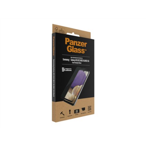 PanzerGlass , Screen protector , Samsung , Galaxy A13/M23 5G/M33 5G , Glass , Black , Case Friendly