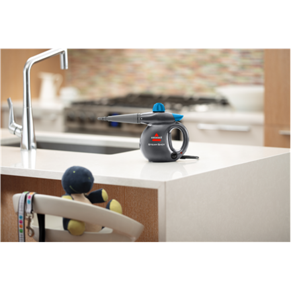 Bissell Steam Shot Multipurpose Steam Cleaner and Sanitizer , 4267N , Power 1050 W , Steam pressure 4.5 bar , Water tank capacity 0.36 L , Titanium/Bossanova Blue