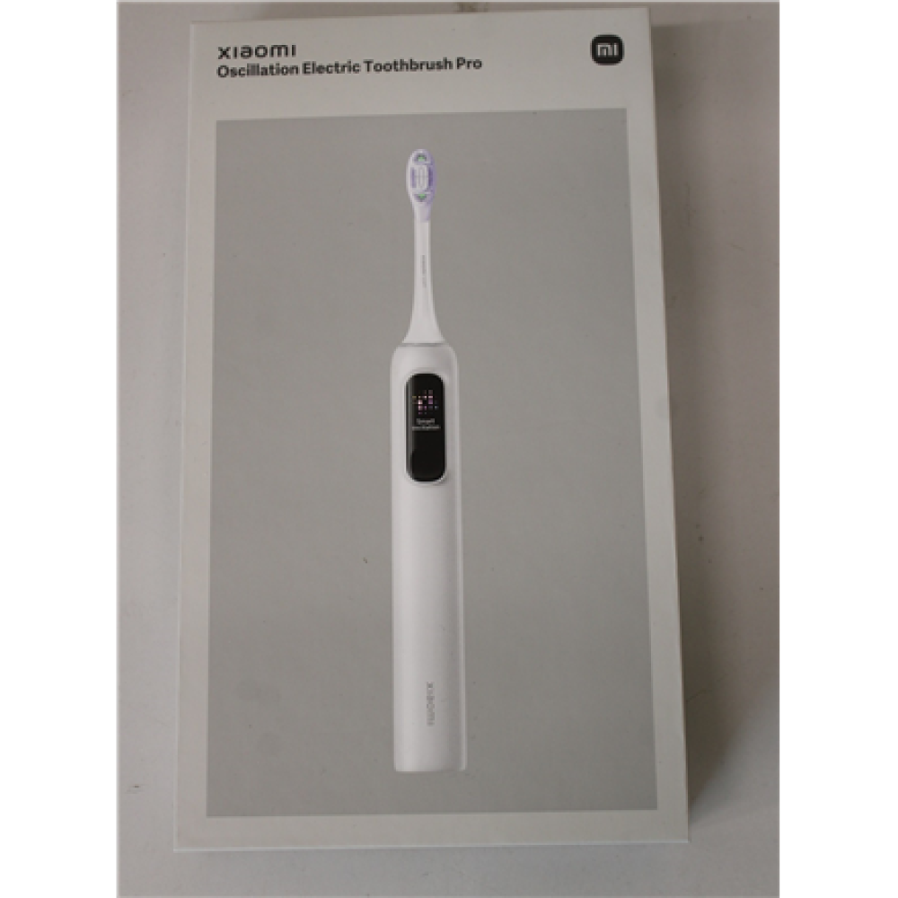 SALE OUT. Xiaomi Oscillation Electric Toothbrush Pro, White EU , Xiaomi Oscillation Electric Toothbrush Pro EU , Warranty 24 month(s) , Rechargeable , For adults , Number of brush heads included 2 , Number of teeth brushing modes 4 , White , UNPACKED, MIS
