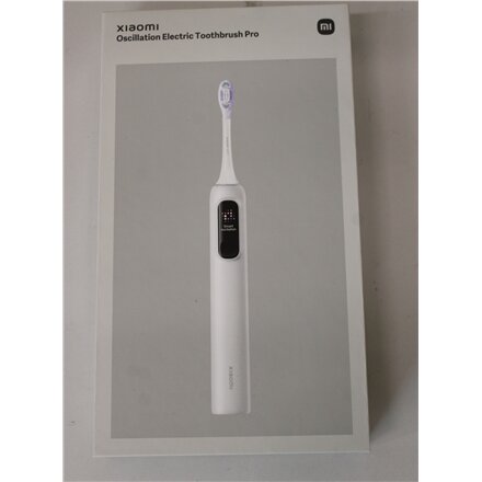 SALE OUT. Xiaomi Oscillation Electric Toothbrush Pro, White EU , Xiaomi Oscillation Electric Toothbrush Pro EU , Warranty 24 month(s) , Rechargeable , For adults , Number of brush heads included 2 , Number of teeth brushing modes 4 , White , UNPACKED, MIS