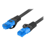 Lanberg Patchcord Cat.6A S/FTP LSZH CCA , PCF6A-10CC-1500-BK , 15 m