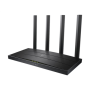 Wi-Fi 6 Router , Archer AX12 , 802.11ax , 300+1201 Mbit/s , 10/100/1000 Mbit/s , Ethernet LAN (RJ-45) ports 3 , Mesh Support No , MU-MiMO No , No mobile broadband , Antenna type External