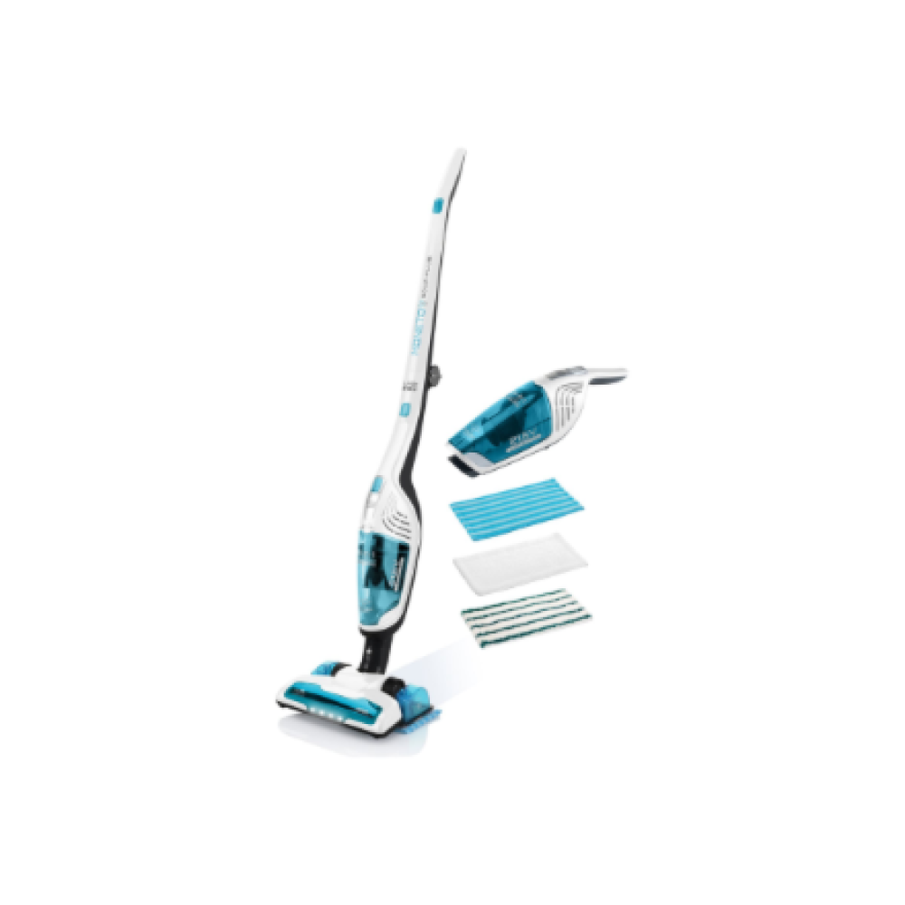 ETA , Vacuum Cleaner , ETA645390000 Moneto II Aqua Plus , Cordless operating , Handstick 3in1 , Washing function , N/A W , 21.6 V , Operating time (max) 50 min , White/Blue