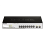 D-Link , DGS-1210 Series Smart Managed Gigabit Switches , DGS-1210-08P , Managed L2 , Desktop/Rackmountable , 10/100 Mbps (RJ-45) ports quantity , 1 Gbps (RJ-45) ports quantity , SFP ports quantity , PoE ports quantity , PoE+ ports quantity , Power supply