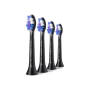 Philips HX6054/88 Sonicare Sensitive , Replacement brush heads , Heads , For adults , Number of brush heads included 4 , Black