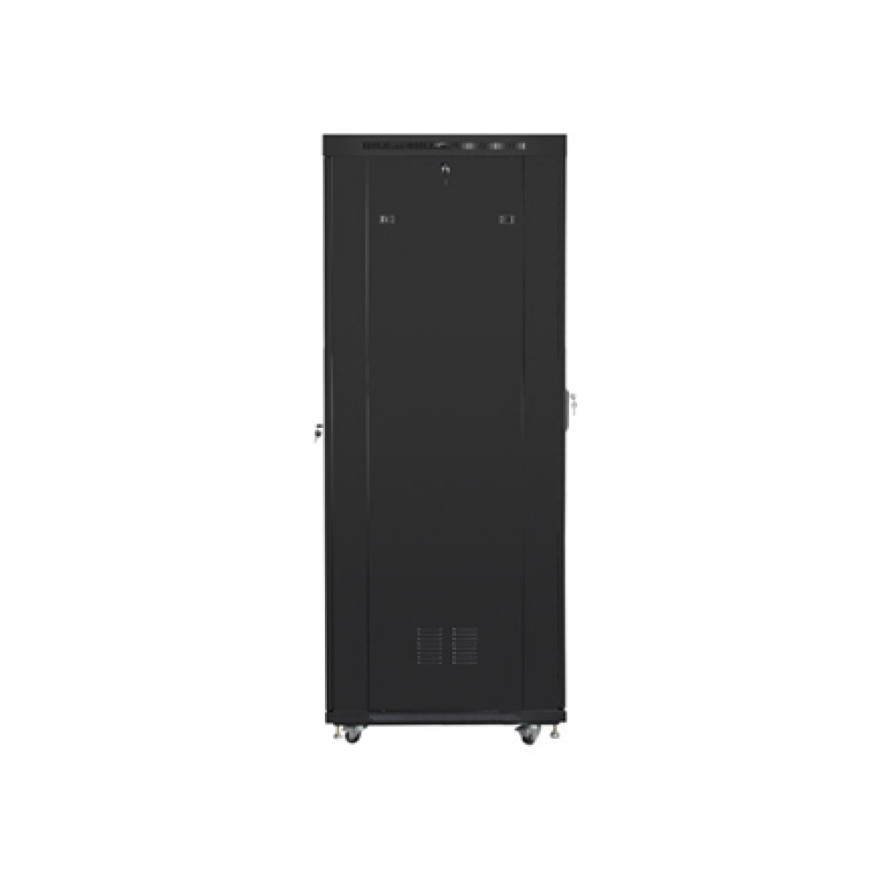 Lanberg , Rack cabinet 19 free-standing 27U/800x1200 (flat pack) with mesh door, LCD , FF01-8227-23BL , Black