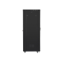 Lanberg , Rack cabinet 19 free-standing 27U/800x1200 (flat pack) with mesh door, LCD , FF01-8227-23BL , Black
