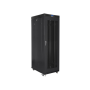 Lanberg , Rack cabinet 19 free-standing 27U/800x1200 (flat pack) with mesh door, LCD , FF01-8227-23BL , Black