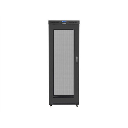 Lanberg , Rack cabinet 19 free-standing 27U/800x1200 (flat pack) with mesh door, LCD , FF01-8227-23BL , Black