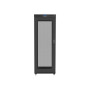 Lanberg , Rack cabinet 19 free-standing 27U/800x1200 (flat pack) with mesh door, LCD , FF01-8227-23BL , Black