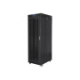 Lanberg , Rack cabinet 19 free-standing 27U/800x1200 (flat pack) with mesh door, LCD , FF01-8227-23BL , Black