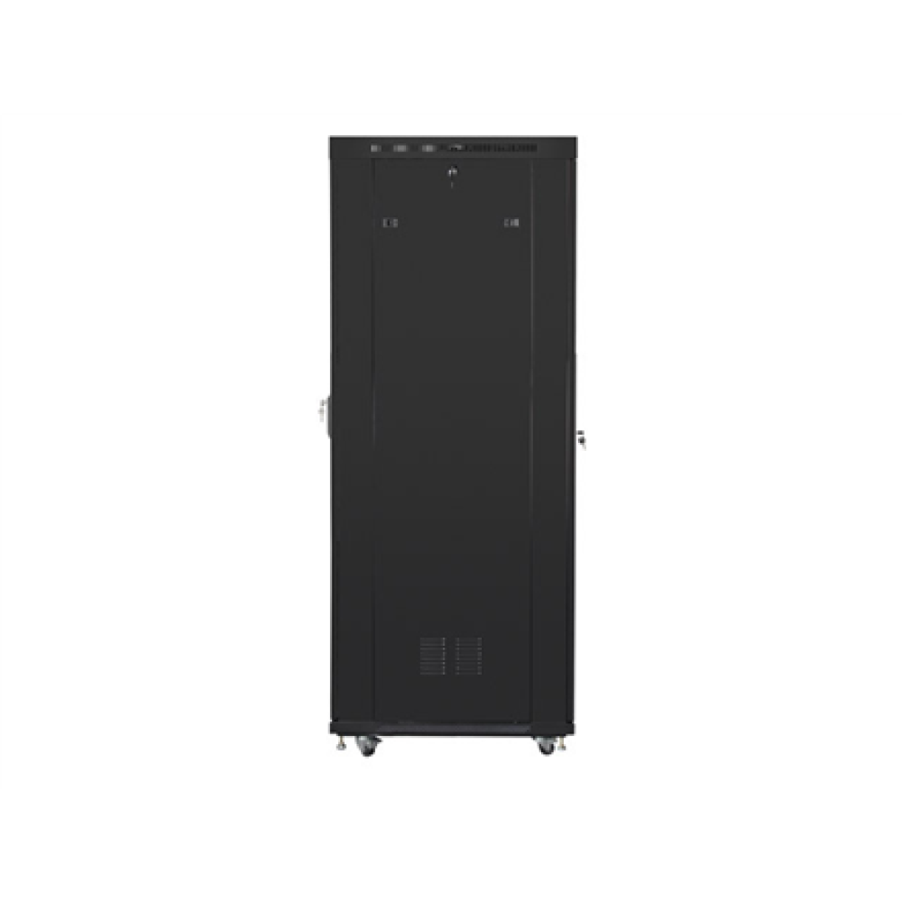 Lanberg , Rack cabinet 19 free-standing 27U/800x1200 (flat pack) with mesh door, LCD , FF01-8227-23BL , Black