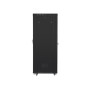 Lanberg , Rack cabinet 19 free-standing 27U/800x1200 (flat pack) with mesh door, LCD , FF01-8227-23BL , Black