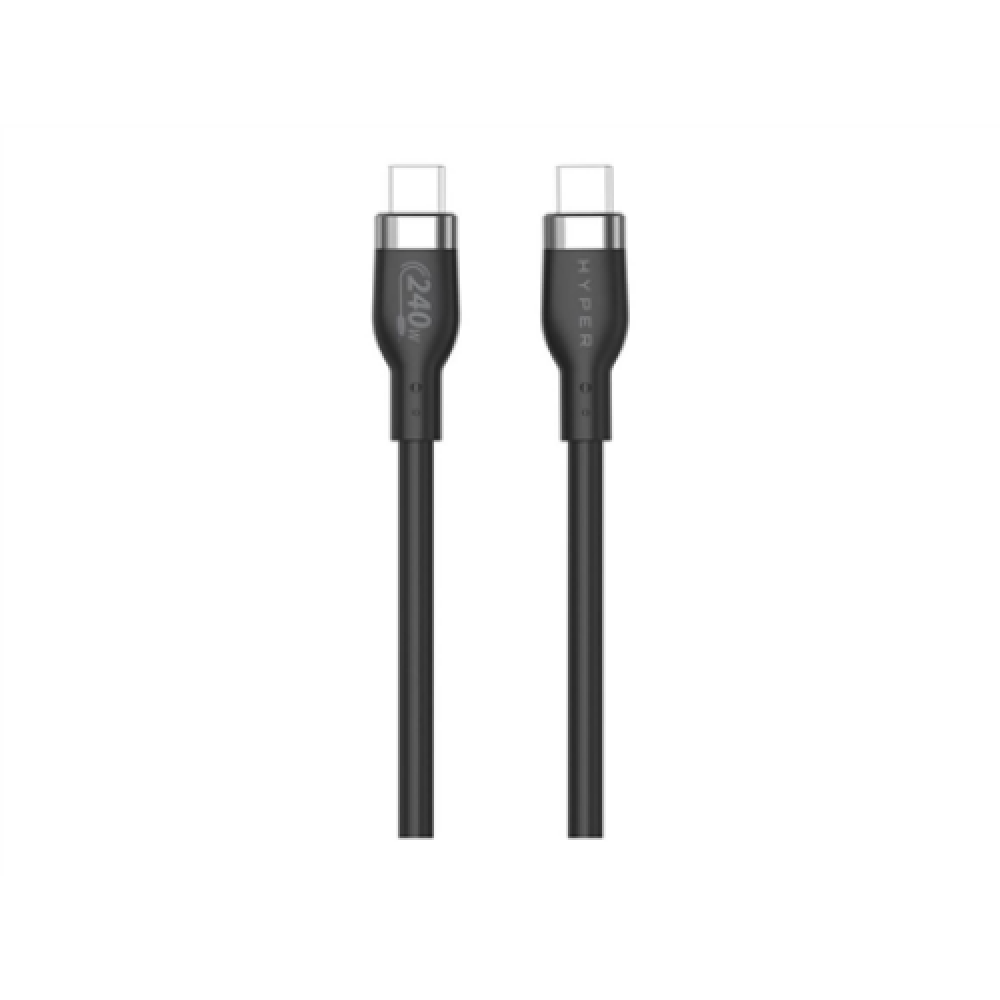 Hyper , 1M Silicone 240W USB-C Charging Cable , USB-C to USB-C