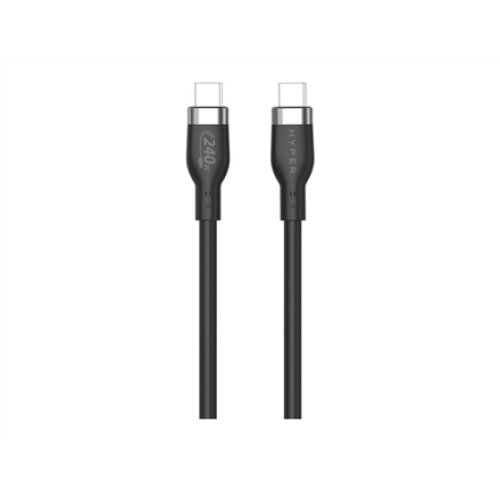 Hyper , 1M Silicone 240W USB-C Charging Cable , USB-C to USB-C