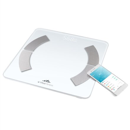ETA Personal Scale , ETA277990000 Vital Fitness , Maximum weight (capacity) 180 kg , Accuracy 100 g , Body Mass Index (BMI) measuring , White