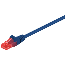 Goobay CAT 6, U/UTP , Patch cord , Blue