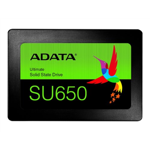 ADATA , Ultimate SU650 , ASU650SS-240GT-R , 240 GB , SSD form factor 2.5” , Solid-state drive interface SATA , Read speed 520 MB/s , Write speed 450 MB/s