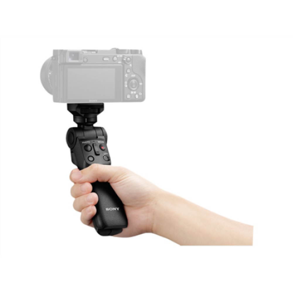 Sony , Shooting Grip , GP-VPT2BT , No cables required (Bluetooth-wireless); Dust and moisture resistant; Flexible tilt function; Quick, easy direction changes; Becomes a stable tripod, leaving both hands free for vlogging and other applications