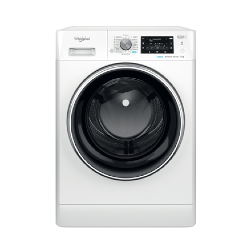 Whirlpool Washing machine , FFD 9489 BCV EE , Energy efficiency class A , Front loading , Washing capacity 9 kg , 1400 RPM , Depth 63 cm , Width 60 cm , Display , LCD , Steam function , White