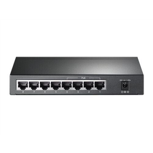 TP-LINK , Switch , TL-SG1008P , Unmanaged , Desktop , Gigabit Ethernet (copper) ports quantity 8 , Power over Ethernet (PoE) ports quantity 4 , Power supply type External