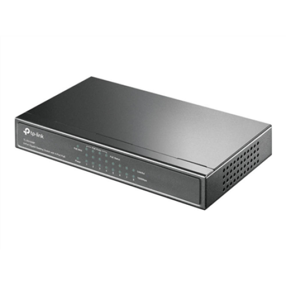 TP-LINK , Switch , TL-SG1008P , Unmanaged , Desktop , Gigabit Ethernet (copper) ports quantity 8 , Power over Ethernet (PoE) ports quantity 4 , Power supply type External , 36 month(s)