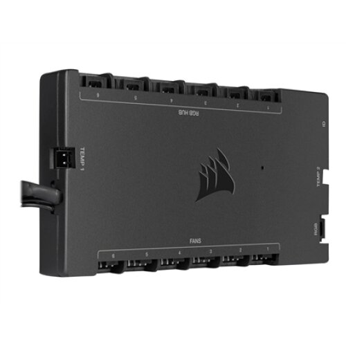 Corsair , iCUE COMMANDER CORE XT Smart RGB Lighting and Fan Speed Controller , Black