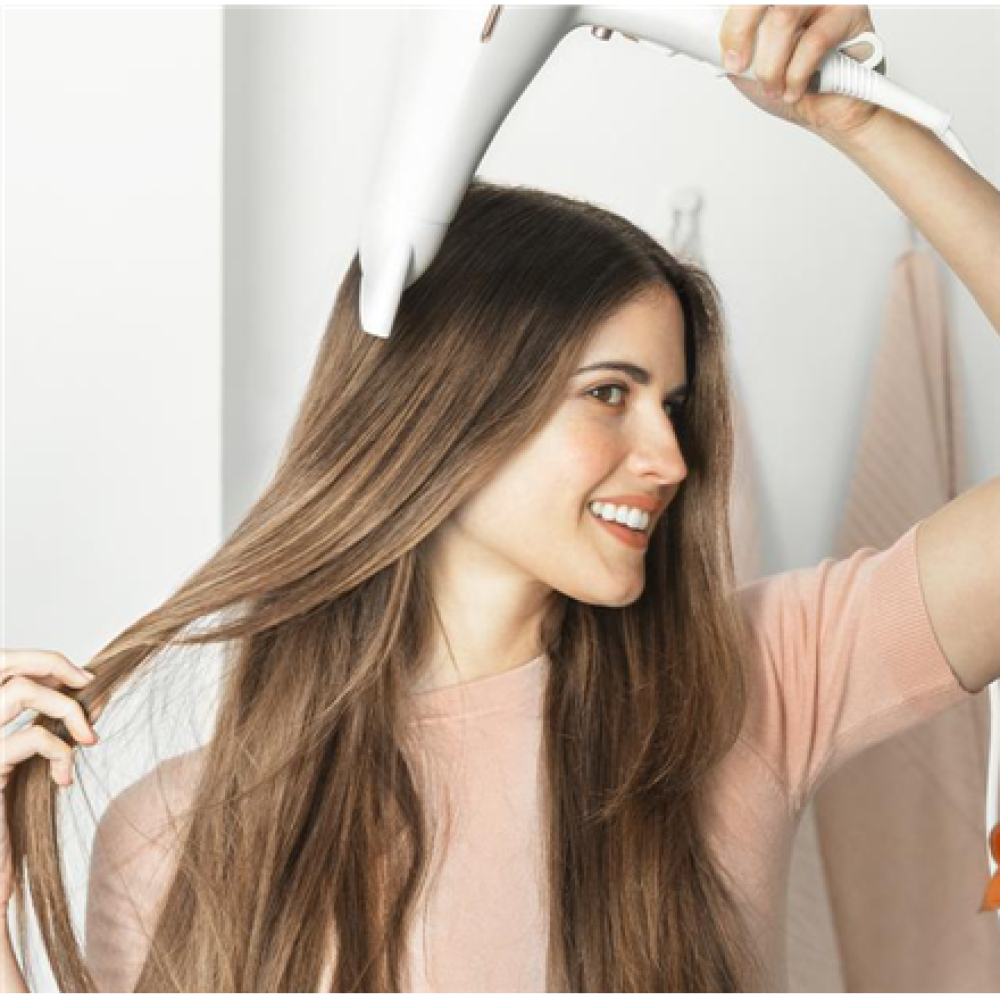 Cecotec Hair Dryer , IoniCare 5300 Maxi Aura , 2200 W , Number of temperature settings 3 , Ionic function , Diffuser nozzle , White