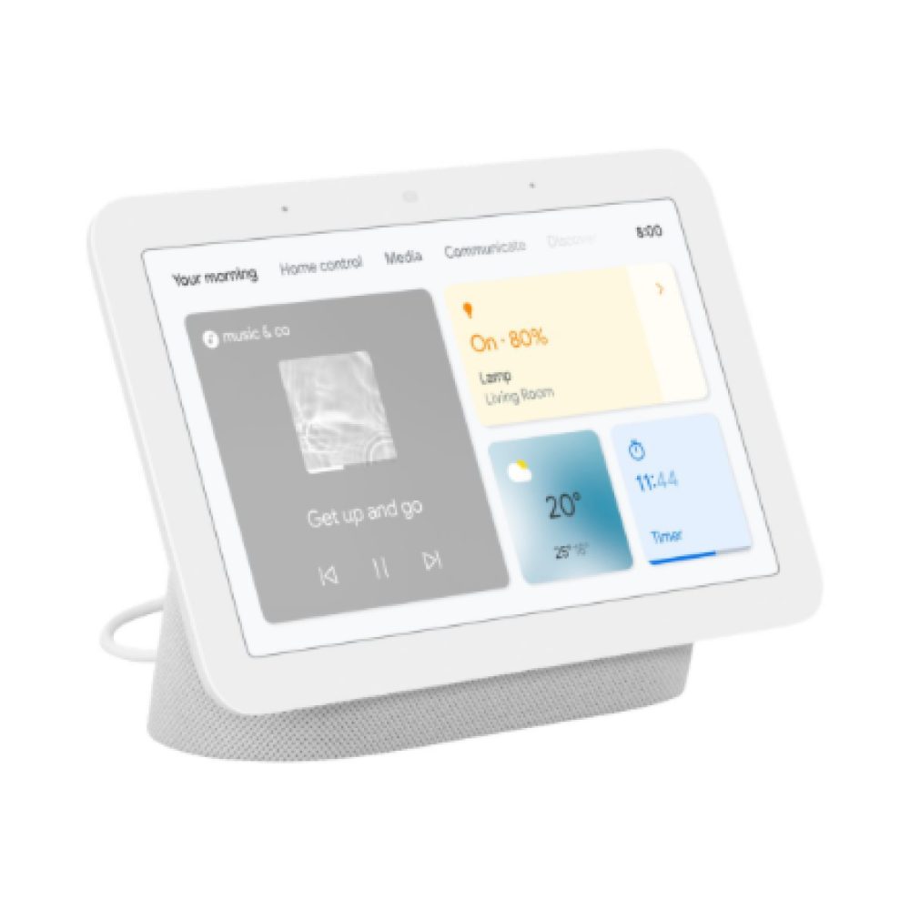 google , Nest Hub 2nd Generation , GA01331-IT , 7 , Chalk , Wi-Fi , Bluetooth