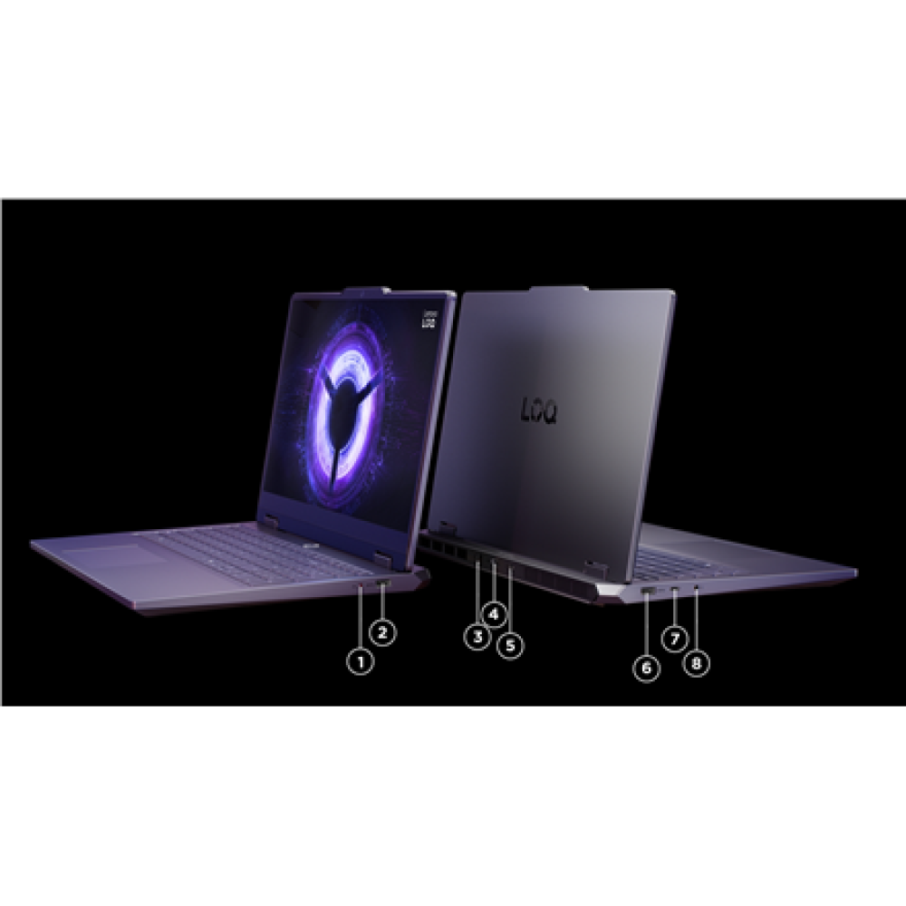 Lenovo LOQ 15IRX10 , Luna Grey , 15.6 , IPS , FHD , 1920 x 1080 pixels , Anti-glare , Intel Core i5 , i5-13450HX , 16 GB , SO-DIMM DDR5 , Solid-state drive capacity 1000 GB , NVIDIA GeForce RTX 5060 , GDDR7 , 8 GB , Windows 11 Home , 802.11ax , Bluetooth 