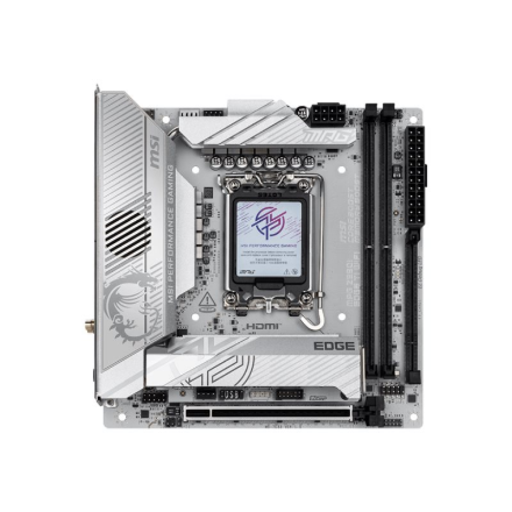MSI MPG Z890I EDGE TI WIFI , Processor family Intel , Processor socket LGA1851 , Supported hard disk drive interfaces SATA, M.2 , Number of SATA connectors 2