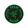Razer 100% Recycled Polyester Velvet/100% Recycled Non-woven Fabric , Team Razer Floor Mat Floor Rug , Black/Green