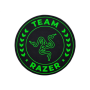 Razer Team Razer Floor Mat 100% Recycled Polyester Velvet/100% Recycled Non-woven Fabric , Floor Rug , Black/Green