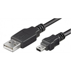 Logilink , USB MINI-B 5-pin 180 Cert 1.8m , USB-A to mini-USB USB A