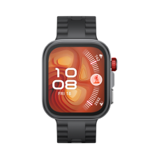 Huawei Watch FIT4 Pro, 3D Fluorelastomer Black Strap, Titanium Body, Seiya-B29